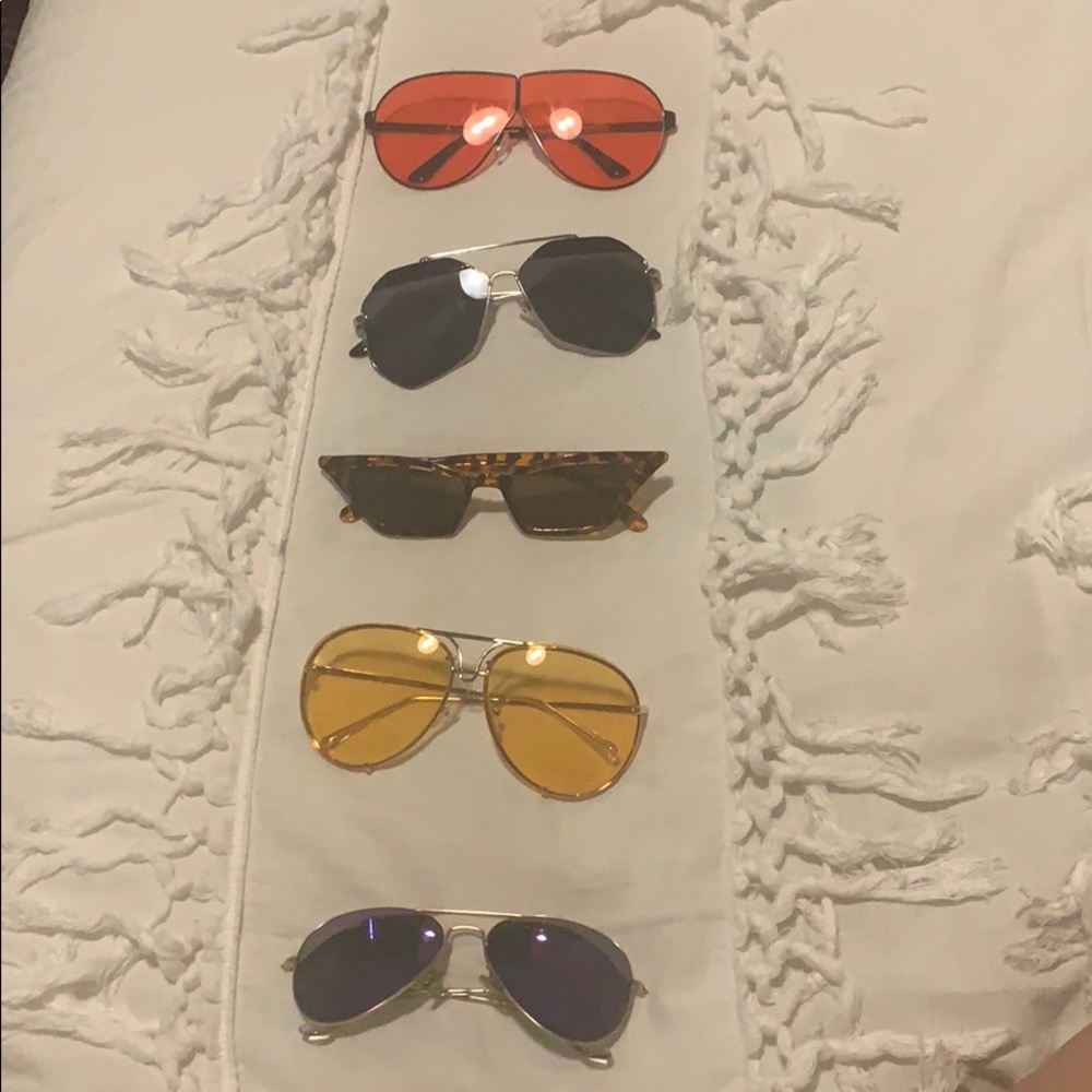 Variety of sunglasses 15 each or the all for 50$